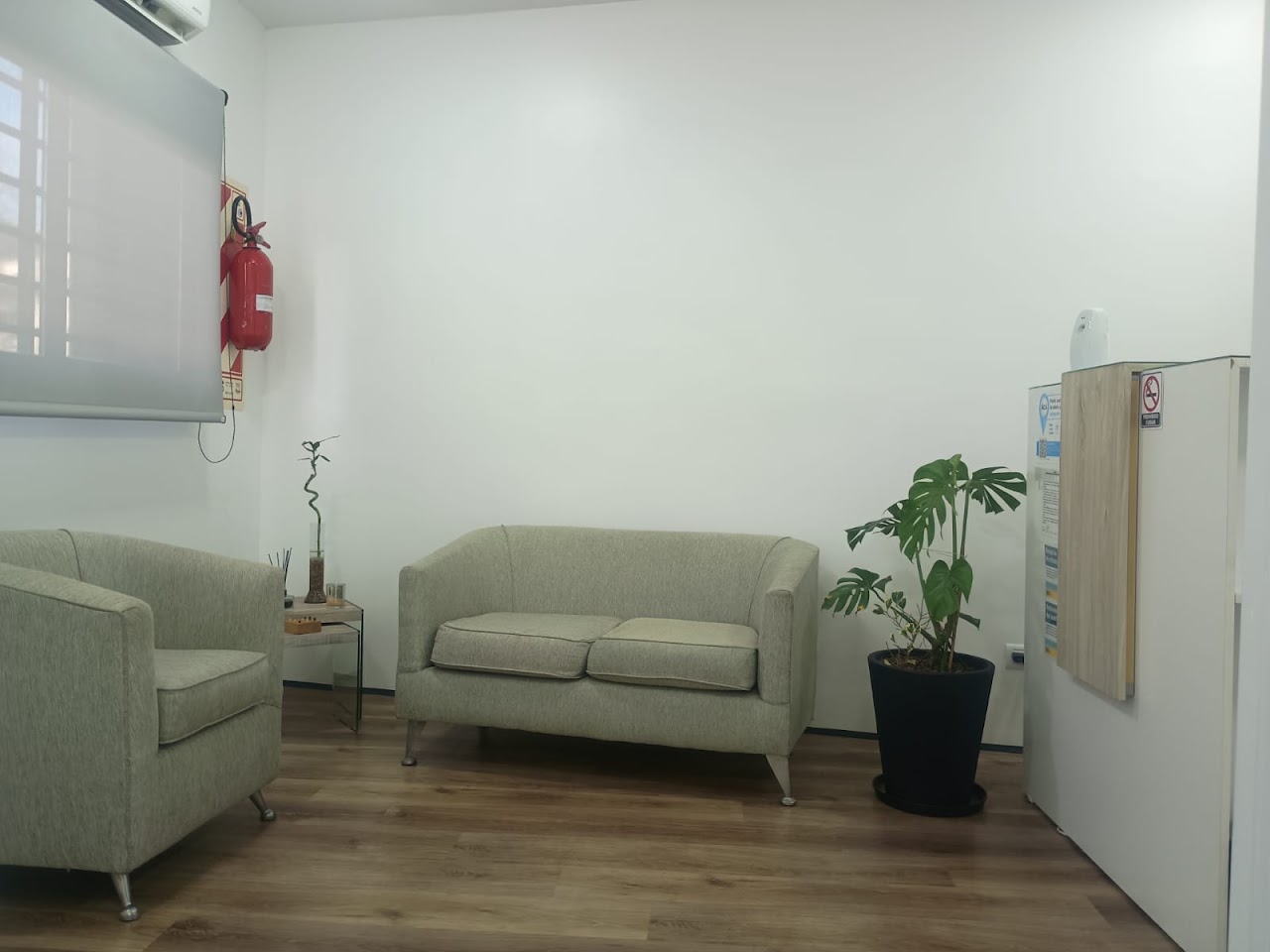 Recepción y Sala de Espera del consultorio dental